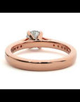 Inel de Logodnă din Aur 14k cu Diamante Create în Laborator Solitaire Etern Pavé de 1.51 ct
