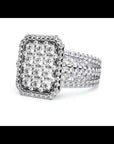 Inel Nobil din Aur 14k cu Diamante Naturale Pavé de 1.53 ct