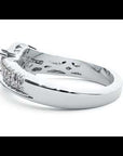 Inel de Logodnă Vintage Solitaire Pavé din Aur 14k cu Diamante Create în Laborator de 0.74 ct