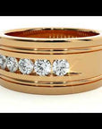 Verighetă Juliette cu Bandă De Diamante Create în Laborator de 1.01 ct