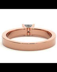 Inel Pavé din Aur 14k cu Diamant Natural Tăietură Princess de 1.10 ct
