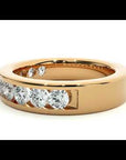 Verighetă din Aur 14k cu Moissanite Eternity de 1.01 ct