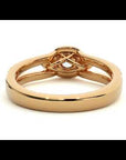Inel de Logodnă Éliane cu Trei Diamante Naturale Pavè de 0.96 ct