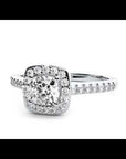 Inel de Logodnă Retro Pavé cu Diamante Naturale de 0.72 ct