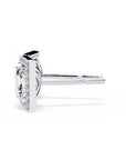 Cercei Stud Square din Aur 14k cu Moissanite de 0.84 ct