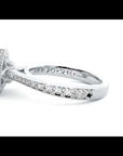 Inel de Logodnă cu Diamante Naturale Brilliant Rotund Halo Pavé de 1.59 ct