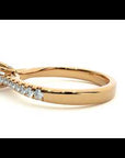 Inel De Logodnă Solitaire Pavé cu Diamante Naturale de 0.85 ct