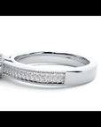Inel De Logodnă Noblesse Pavé cu Diamante Naturale de 0.61 ct