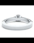 Inel De Logodnă Corsica Pavé cu Moissanite de 1.11 ct