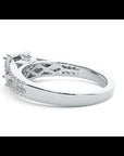 Inel Vintage Pavé Princess cu Moissanite de 0.96 ct