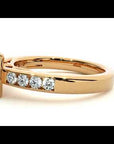 Inel Tăietură Princess Si Cadru Halo din Aur 14k cu Diamante Naturale de 0.71 ct