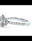 Inel de Logodnă Imperial din Aur 14k cu Diamante Naturale Pavè 0.80 ct