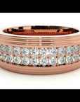 Inel Eternity Sofia din Aur 14k cu Diamante Create în Laborator de 1.03 ct