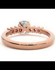 Inel de Logodnă din Aur 14k cu Diamante Naturale Solitaire Etern Pavé de 0.87 ct