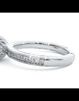 Inel de Logodnă Aspen din Aur 14k cu Diamante Naturale Brilliant Halo Pavé de 0.92 ct