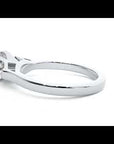 Inel de Logodnă din Aur 14k cu Trei Moissanite de 0.94 ct