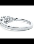 Inel de Logodnă cu Trei Diamante Naturale In Forma De Prințesă de 0.59 ct