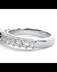 Inel de Logodnă din Aur 14k cu Diamante Create în Laborator Solitaire Etern Pavé de 2.53 ct