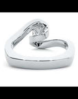 Inel de Logodnă cu Diamante Naturale Pavé în Formă De Spirală de 0.63 ct
