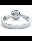 Inel Retro Elégance Solitaire din Aur 14k cu Diamante Naturale de 0.98 ct