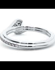 Inel De Logodnă Orléans Pavé din Aur 14k cu Moissanite de 0.88 ct