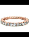 Inel Eternity din Aur 14k cu Diamante Create în Laborator Tăietură Rotund Brilliant de 0.90 ct