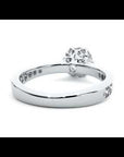 Inel De Logodnă Cascade de Lumière cu Diamante Naturale Pavé de 1.33 ct