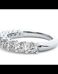 Inel Cu 11 Diamante Naturale Montate In Prong 1.11 ct