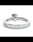 Inel de Logodnă cu Diamante Naturale Solitaire Etern Pavé de 0.97 ct