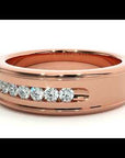 Verighetă Céline din Aur 14k cu Bandă De Diamante Naturale de 0.31 ct