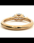Inel de Logodnă Céline din Aur 14k Trei Moissanite de 0.93 ct