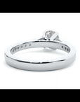 Inel de Logodnă din Aur 14k cu Diamante Create în Laborator Solitaire Etern Pavé de 1.51 ct