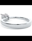 Inel de Logodnă Clasic cu Moissanite Tăietură Princess de 0.39 ct