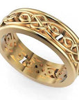 Verighetă Castelo din Aur 14k Timeless Knot pentru Bărbați