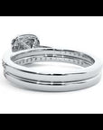 Inel de Logodnă cu Diamante Naturale Halo Etern Pavé de 1.15 ct