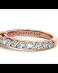 Inel De Logodnă Voix Céleste din Aur 14k cu Diamante Create în Laborator Pavé de 1.79 ct
