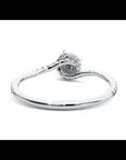 Inel De Logodnă Chantilly Pavé din Aur 14k cu Diamante Create în Laborator de 0.34 ct