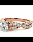 Inel De Logodnă Sceptre Royal cu Diamante Naturale Pavé de 1.01 ct