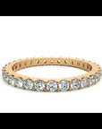 Inel Eternity din Aur 14k cu Diamante Create în Laborator Tăietură Rotund Brilliant de 0.90 ct