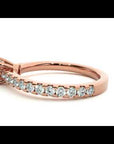 Inel De Logodnă Solitaire Fleur de Nuit din Aur 14k cu Diamante Create în Laborator de 1.20 ct
