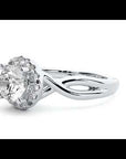 Inel De Logodnă Vent d'Automne din Aur 14k cu Diamante Naturale de 0.96 ct