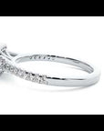 Inel de Logodnă Retro Pavé cu Diamante Naturale de 0.46 ct
