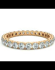 Inel Eternity din Aur 14k cu Diamante Naturale de 1.12 ct