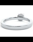 Inel De Logodnă Chant de Mer Pavé din Aur 14k cu Moissanite de 0.78 ct