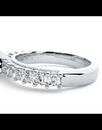 Inel de Logodnă din Aur 14k cu Diamante Naturale Solitaire Etern Pavé de 2.53 ct