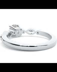 Inel De Logodnă Solitaire Retro cu Diamante Naturale de 0.91 ct