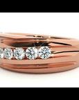 Verighetă Noblesse din Aur 14k cu Diamante Naturale de 0.52 ct