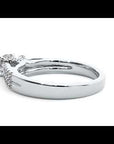 Inel de Logodnă cu Diamante Create în Laborator Pavé în Dans Etern de 0.99 ct