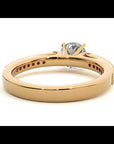 Inel de Logodnă cu Diamante Naturale Solitaire Etern Pavé de 0.40 ct