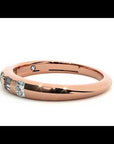 Inel Bagheta Eternity din Aur 14k cu Diamante Naturale de 0.56 ct